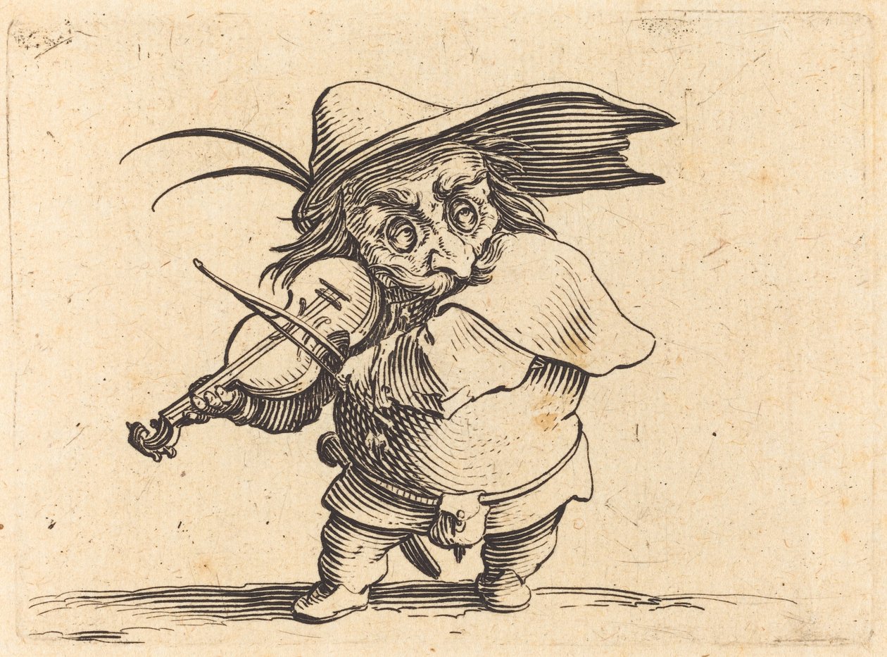 Viulunsoittaja tekijältä Jacques Callot