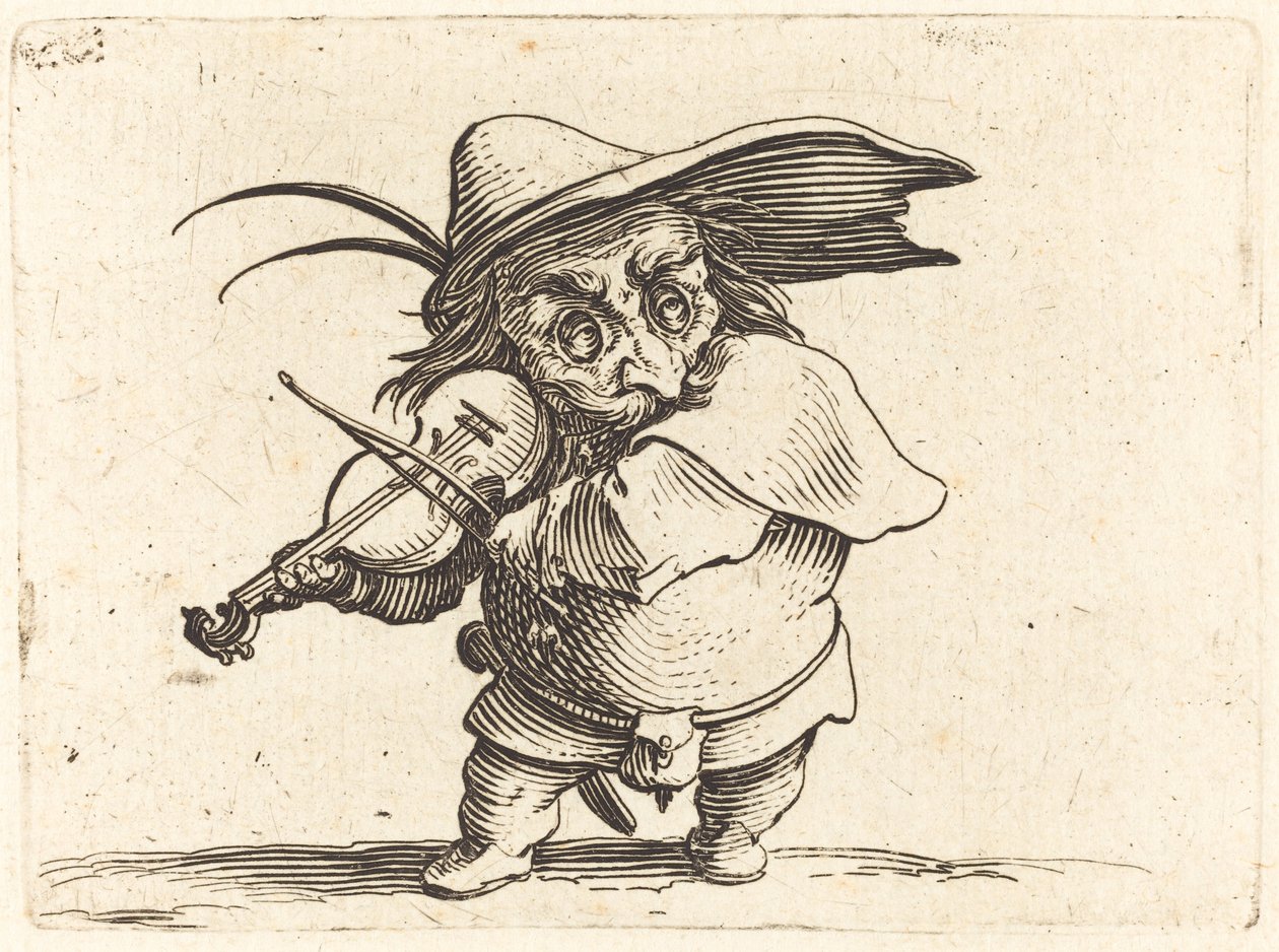 Viulunsoittaja tekijältä Jacques Callot