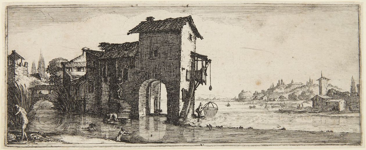 Vesimylly tekijältä Jacques Callot