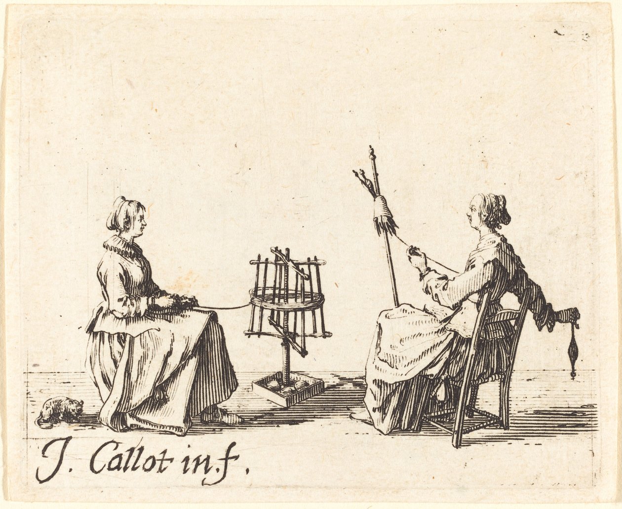 Winder ja Spinner tekijältä Jacques Callot