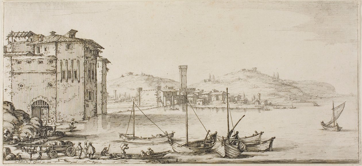 The Zany One tai Scapin, kolmelta italialaiselle koomikolle tekijältä Jacques Callot