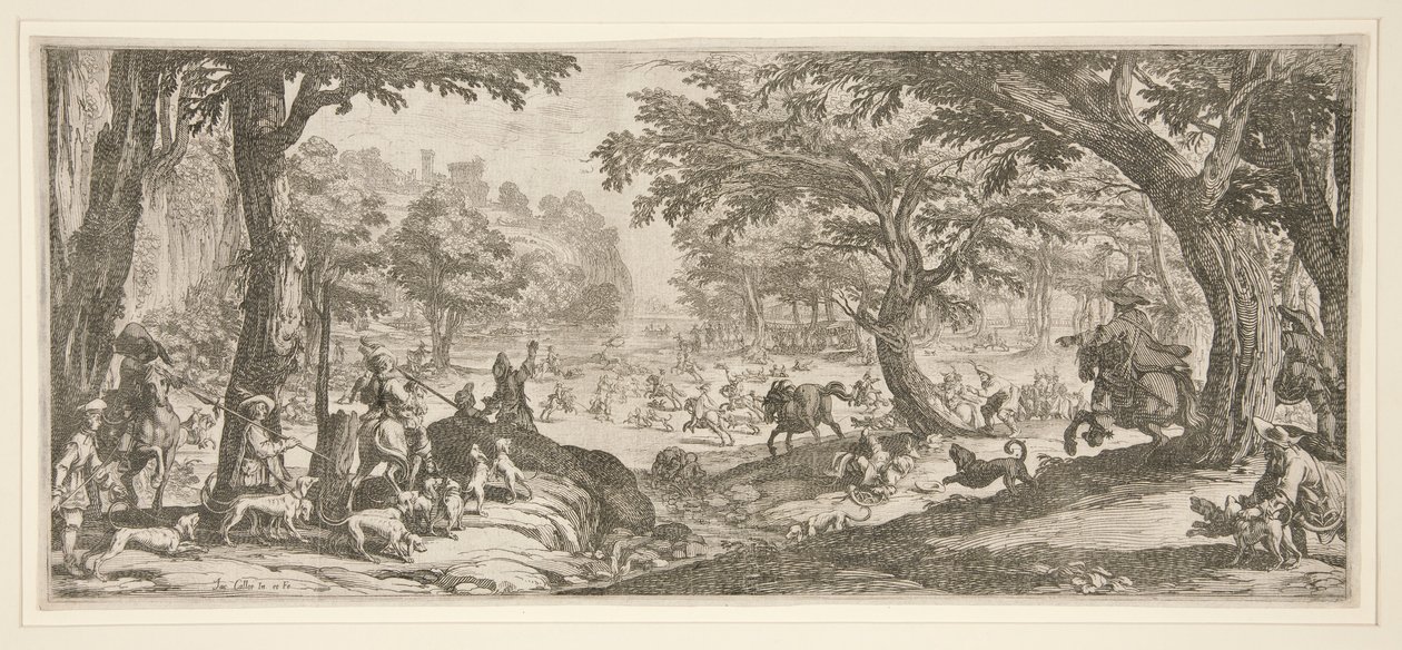 Suuri metsästys tekijältä Jacques Callot