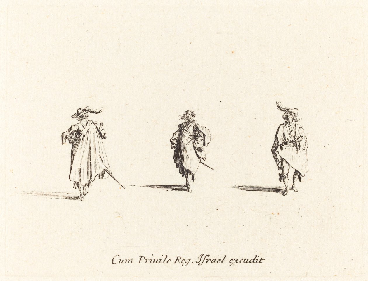 Kolme herraa tekijältä Jacques Callot