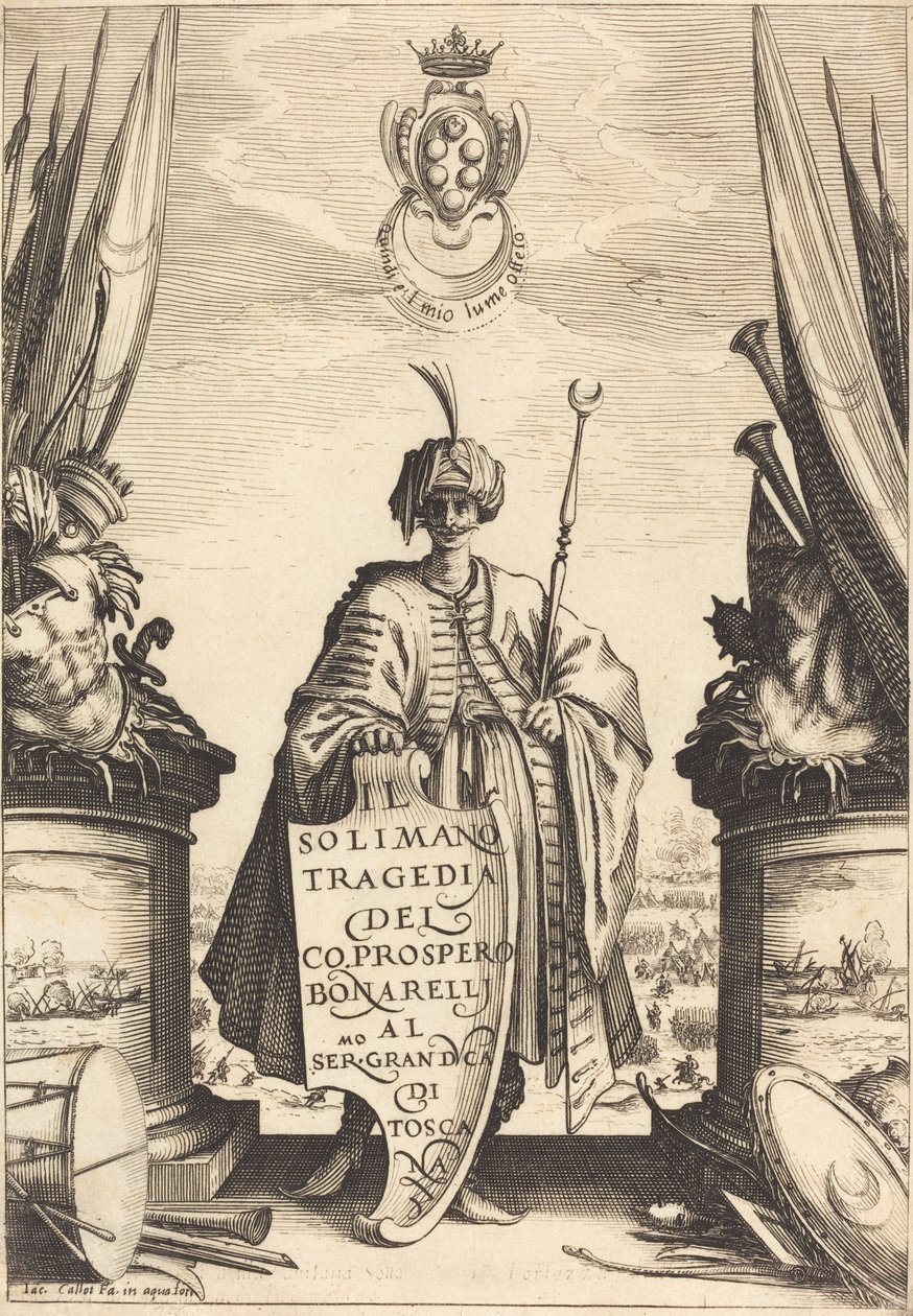 Otsikko "Il Suleiman" tekijältä Jacques Callot