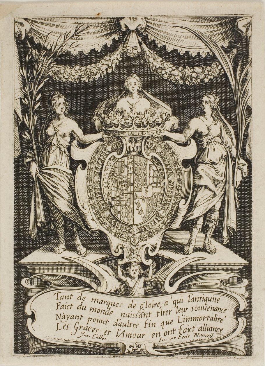 Otsikkosivu Combat at the Barrierista tekijältä Jacques Callot