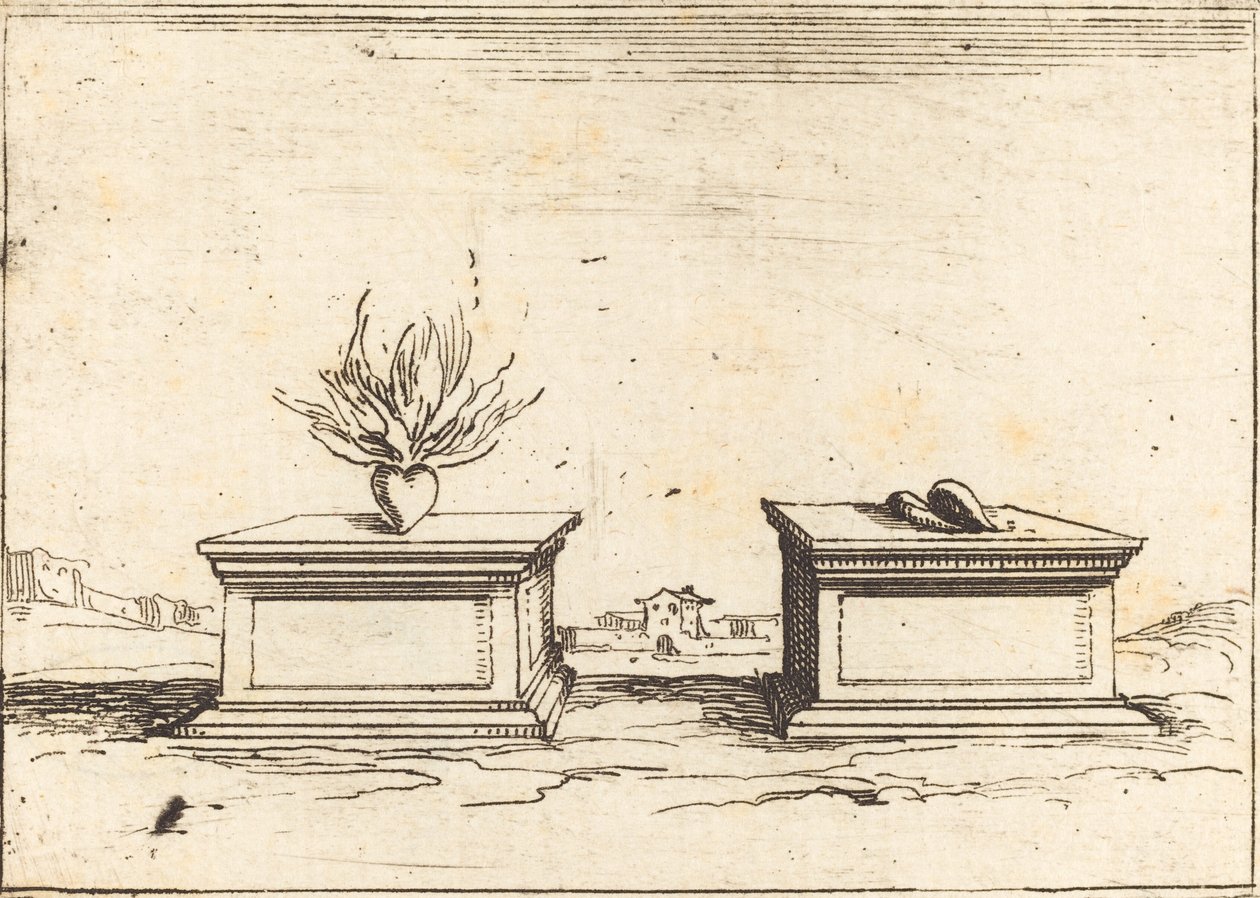 Kaksi sydäntä tekijältä Jacques Callot