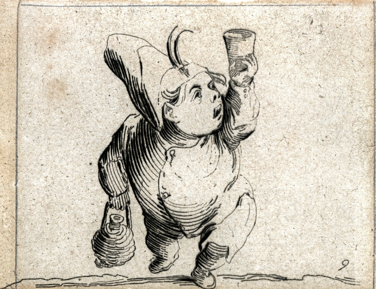 Varie Figure Gobbi ... (Kaiverrus) tekijältä Jacques Callot
