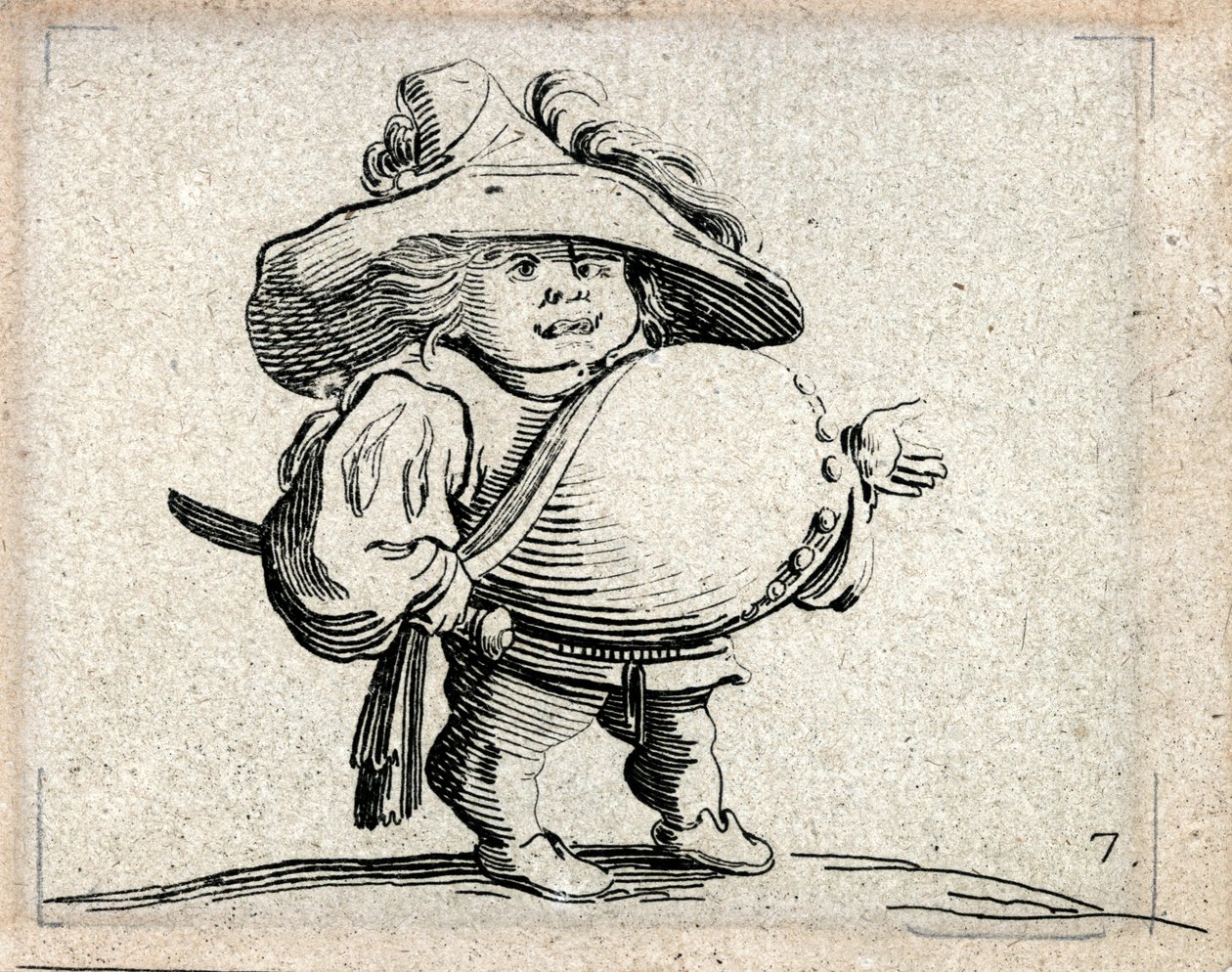 Varie Figure Gobbi ... (kaiverrus) tekijältä Jacques Callot