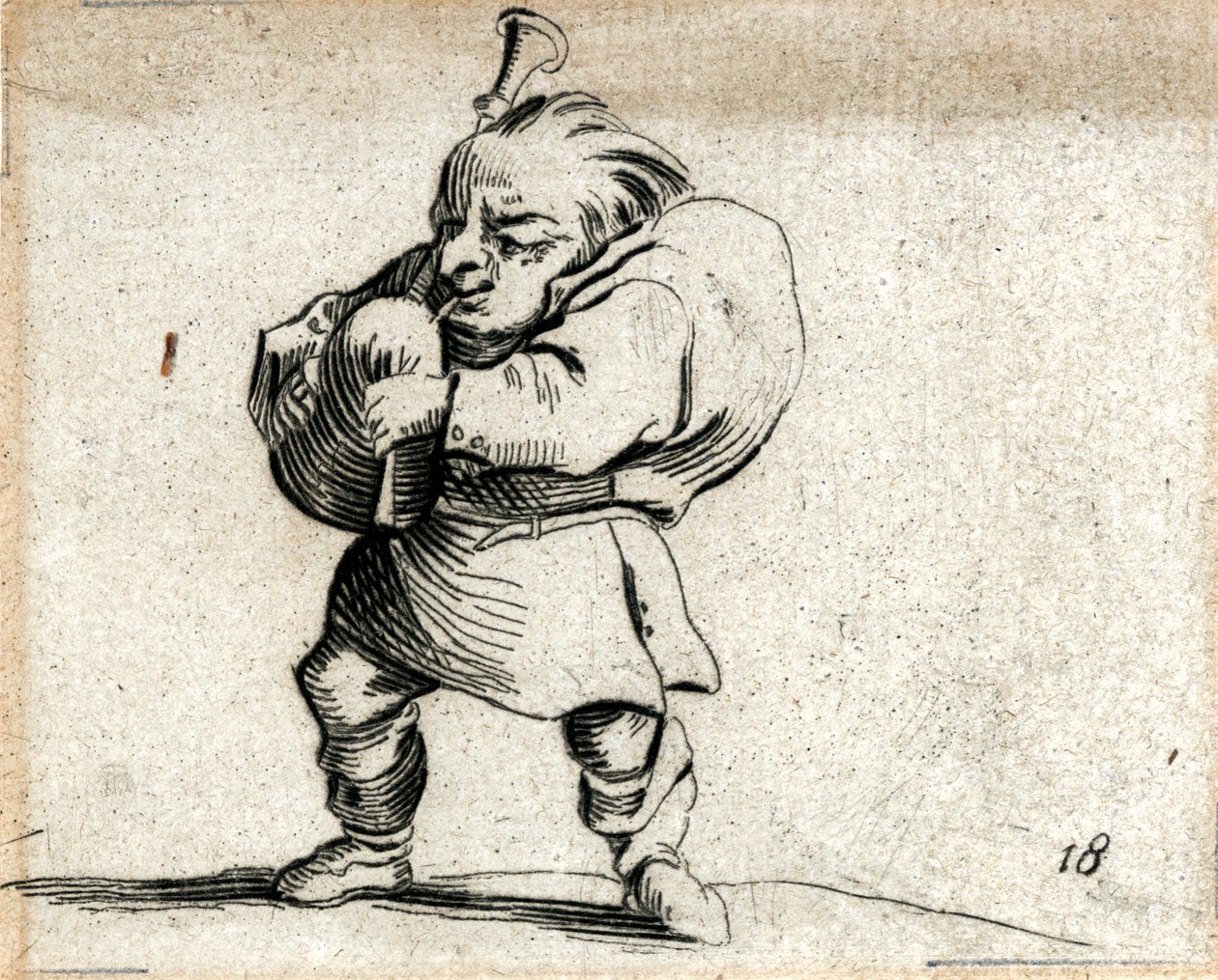Varie Figure Gobbi ... (kaiverrus) tekijältä Jacques Callot