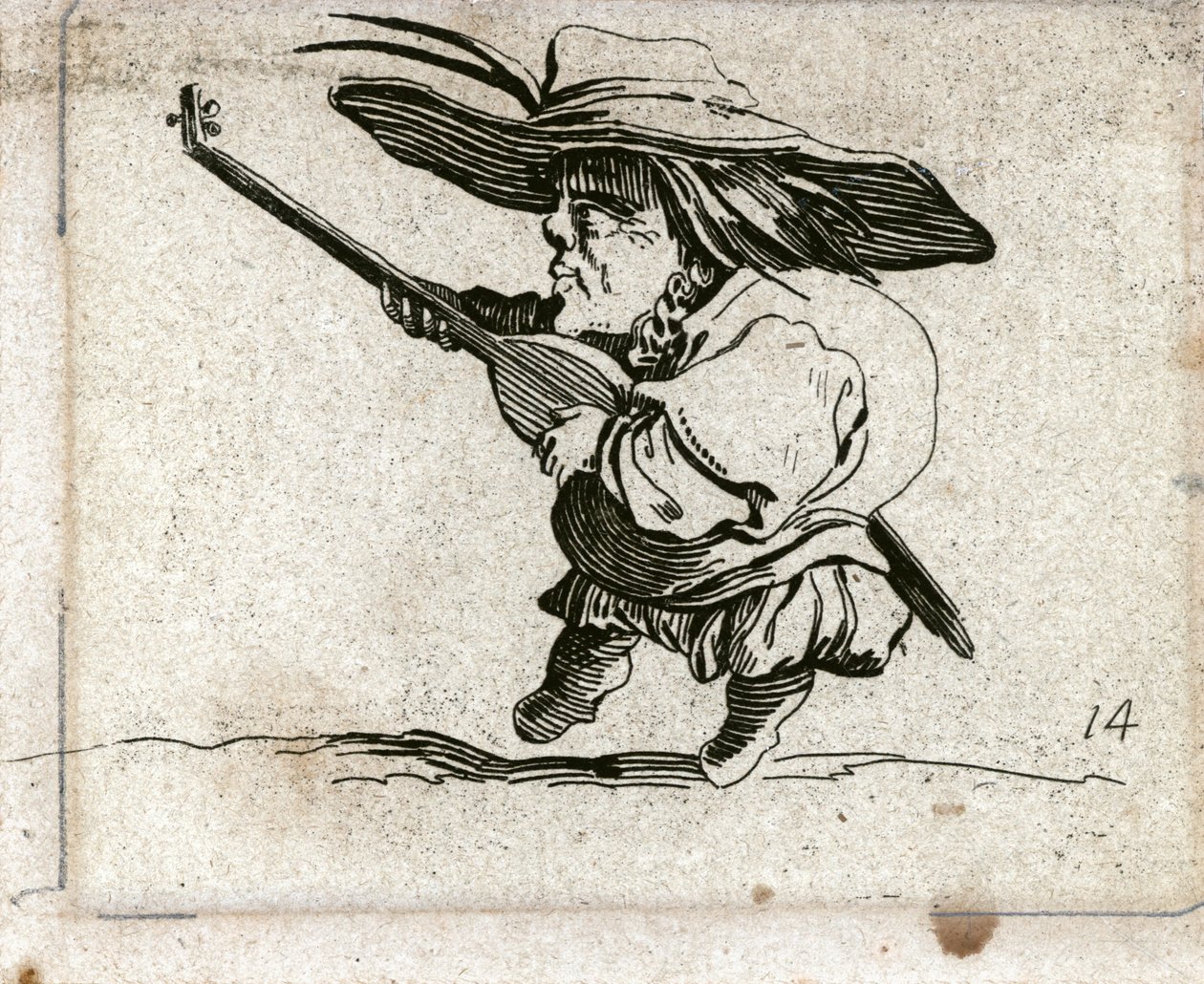 Varie Figure Gobbi ... (kaiverrus) tekijältä Jacques Callot