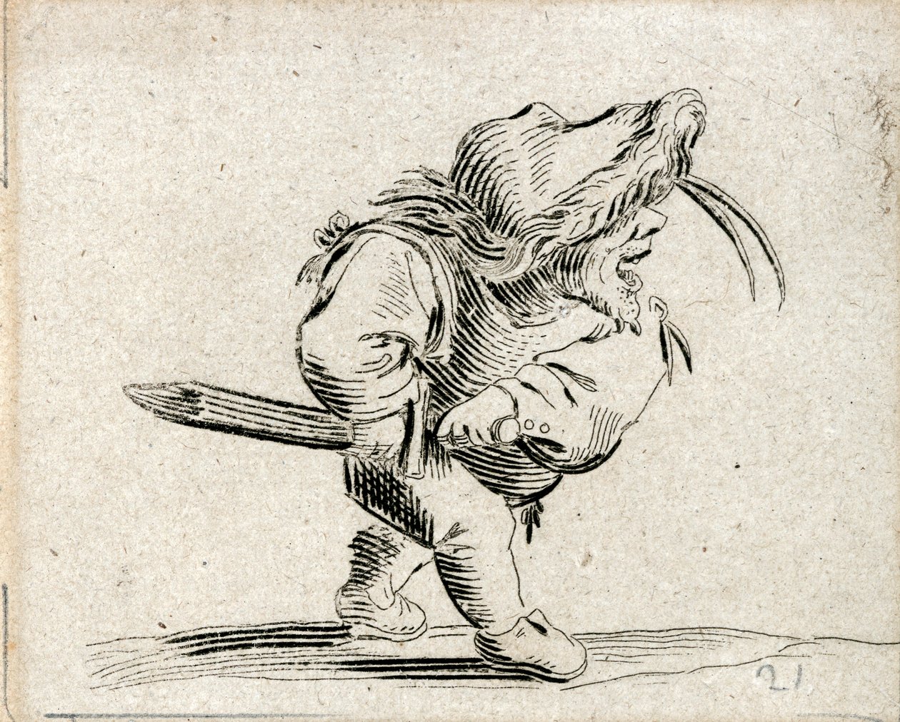 Varie Figure Gobbi ... (kaiverrus) tekijältä Jacques Callot