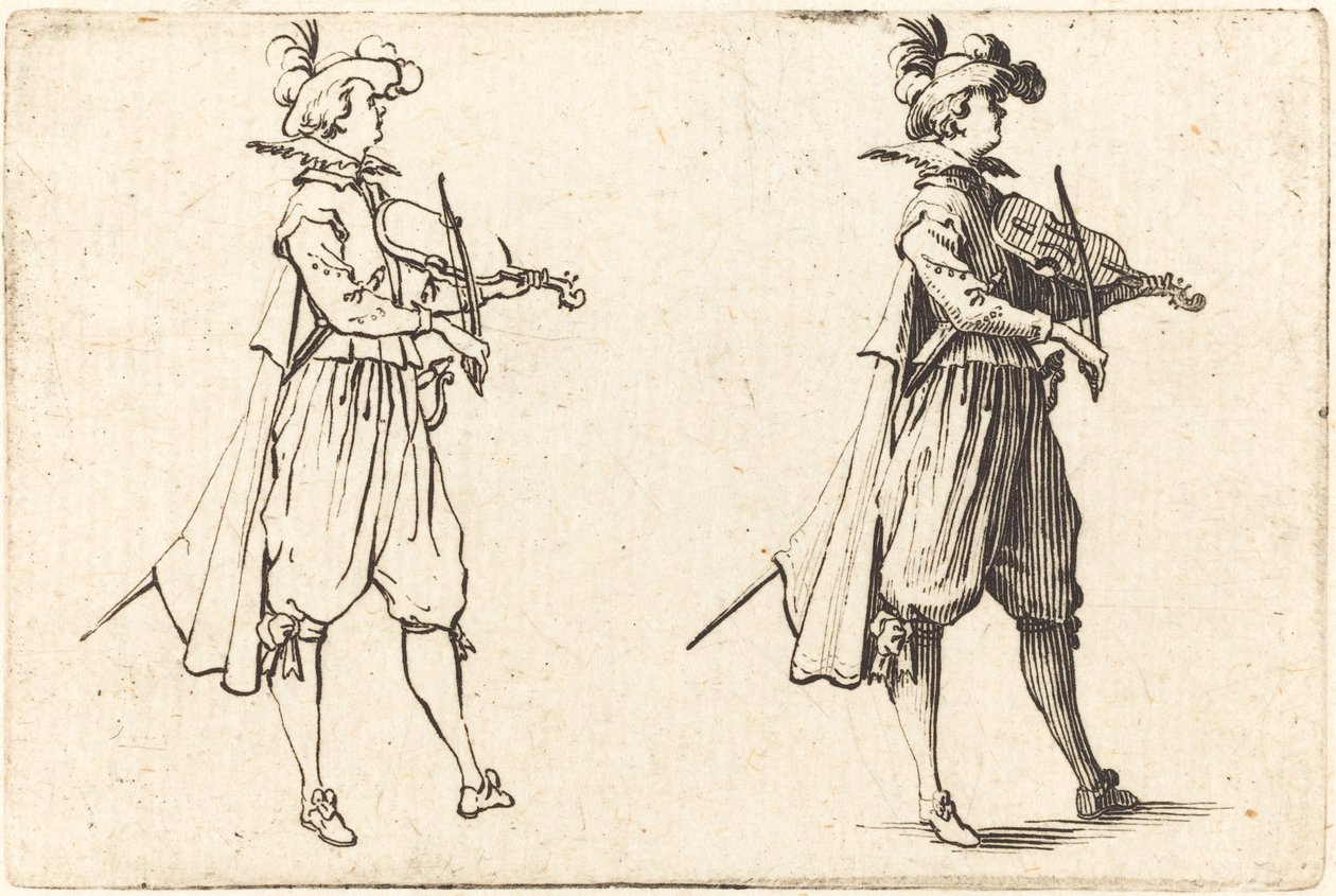 Viulisti tekijältä Jacques Callot