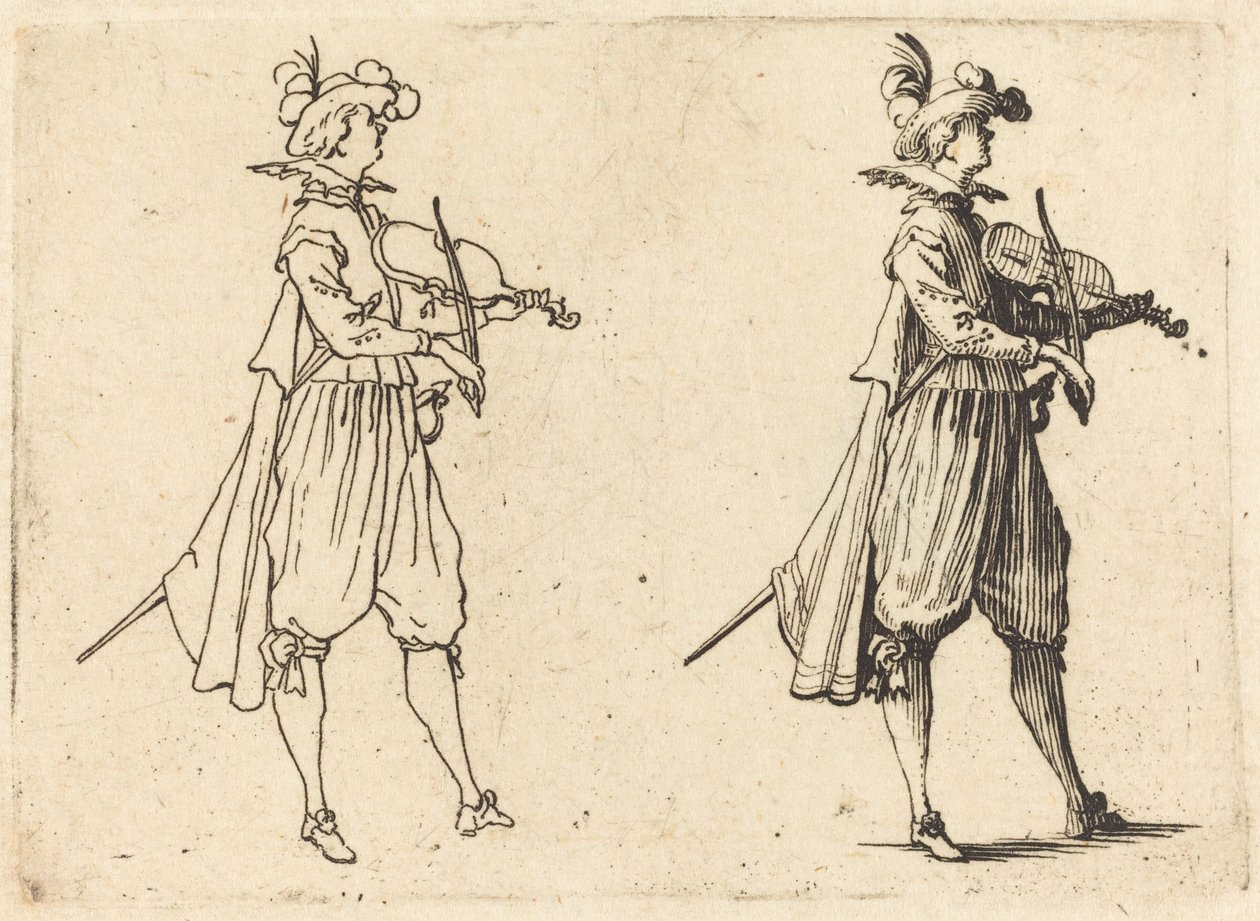 Viulisti tekijältä Jacques Callot