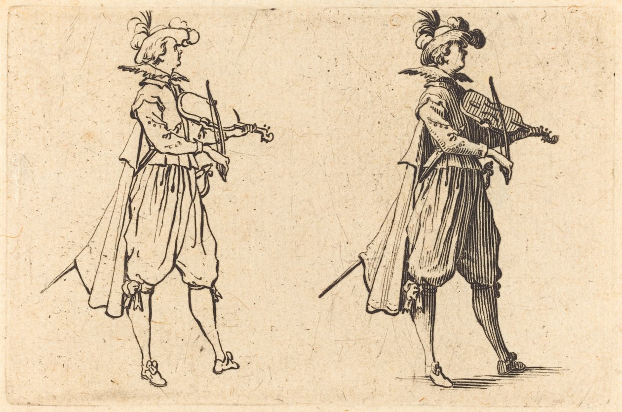 Viulisti tekijältä Jacques Callot