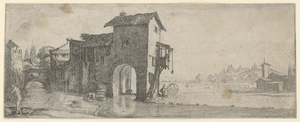 Vesimylly tekijältä Jacques Callot