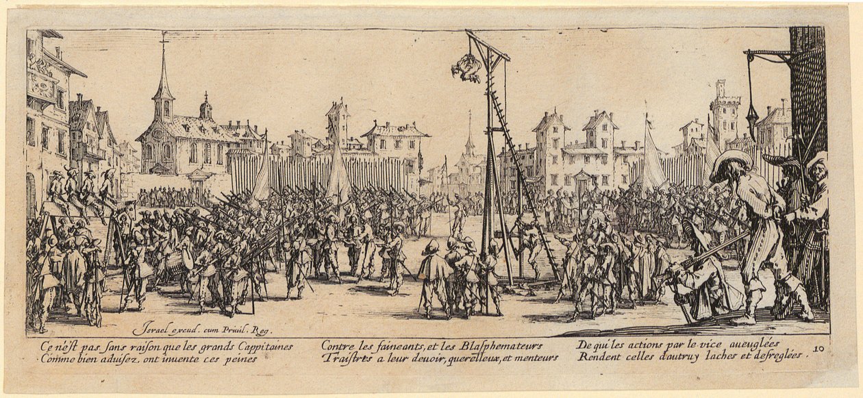 Keinu, sarjan ”Sodan harmaat” 10. lehti tekijältä Jacques Callot
