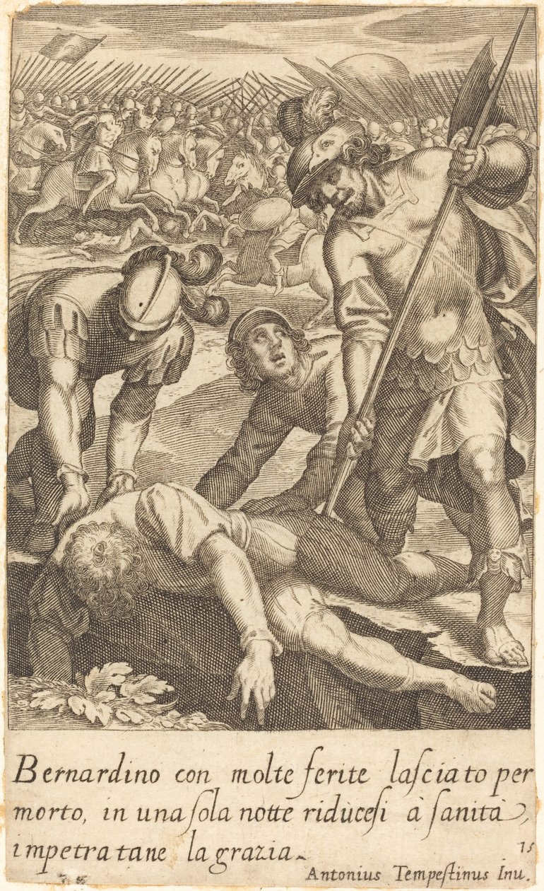 Bernardino tekijältä Jacques Callot after Antonio Tempesta
