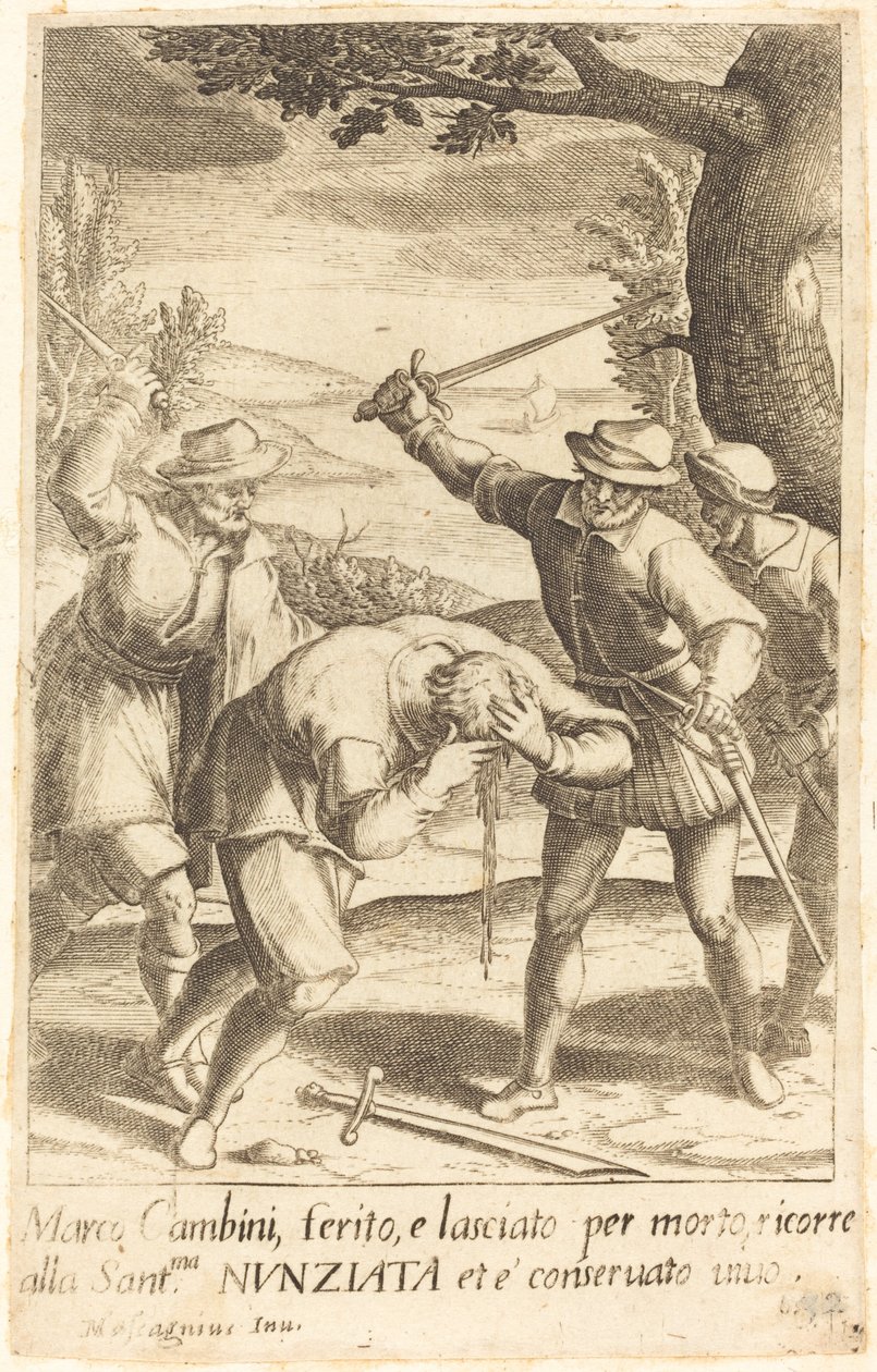 Marco Cambini tekijältä Jacques Callot after Donato Mascagni