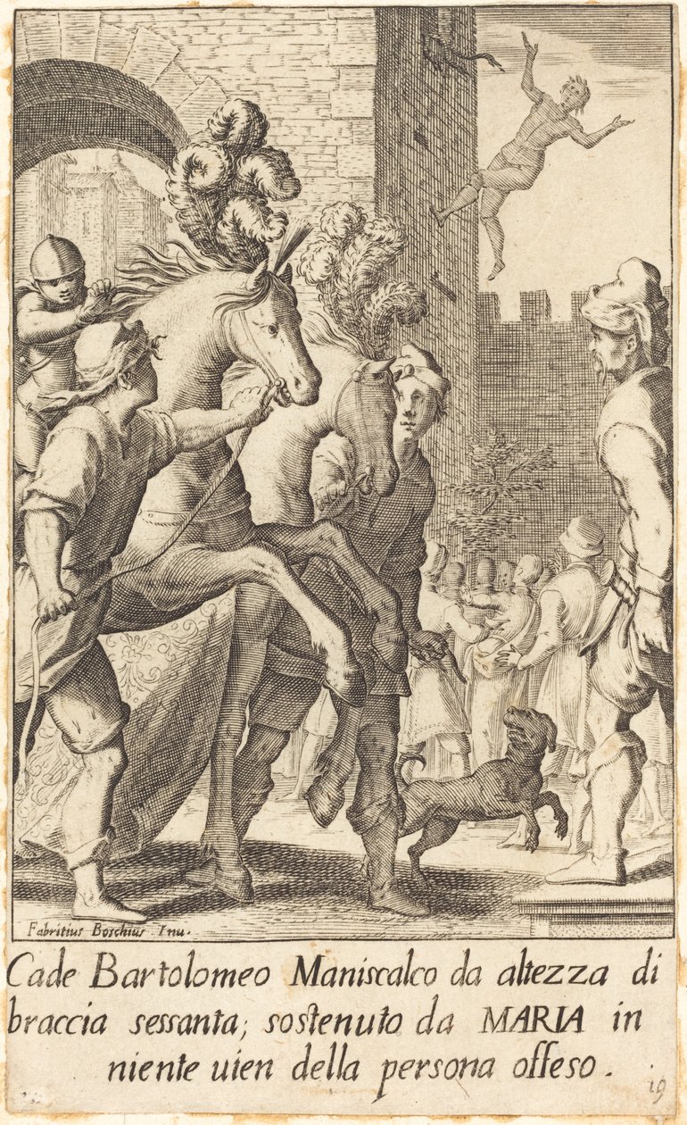 Bartolomeo, Farrier tekijältä Jacques Callot after Fabrizio Boschi