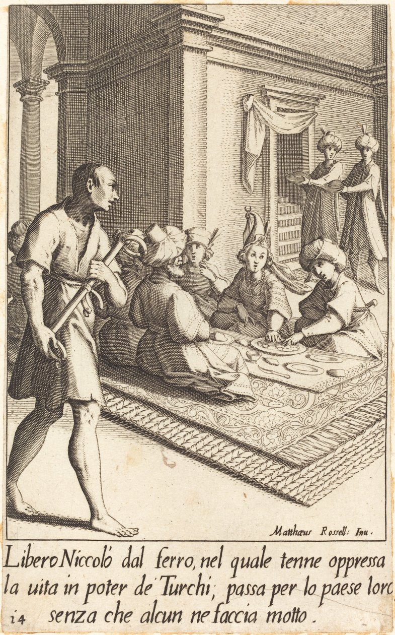 Niccolo tekijältä Jacques Callot after Matteo Rosselli