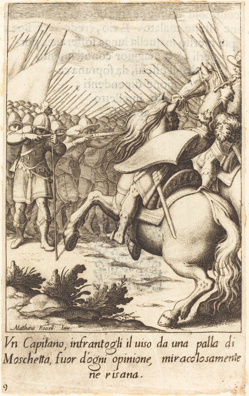 Kapteeni tekijältä Jacques Callot after Matteo Rosselli