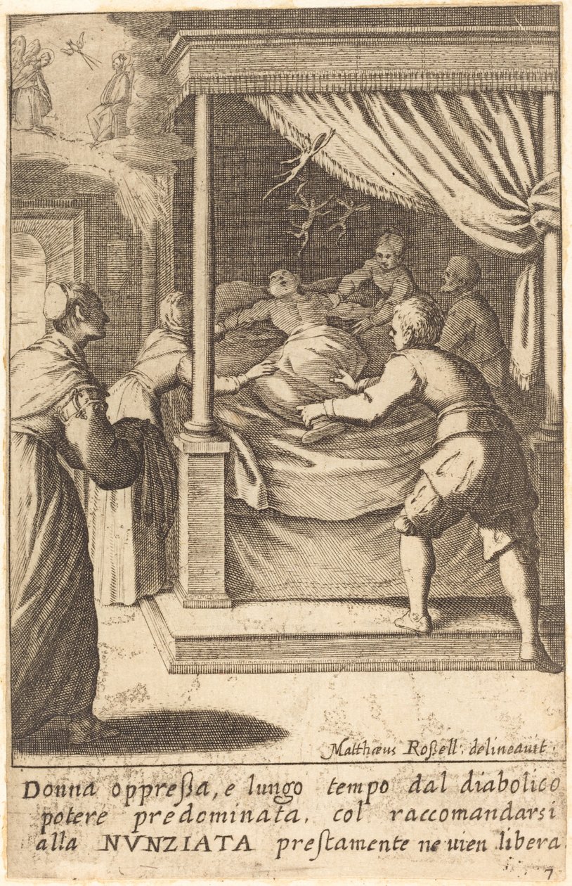 Sorrettu nainen tekijältä Jacques Callot after Matteo Rosselli