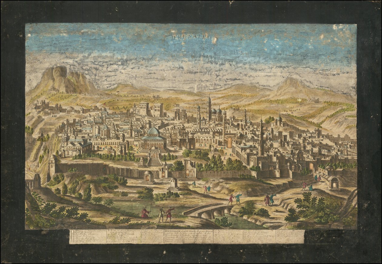 Jerusalem, sellaisena kuin se on nykyään tekijältä Jacques Chéreau