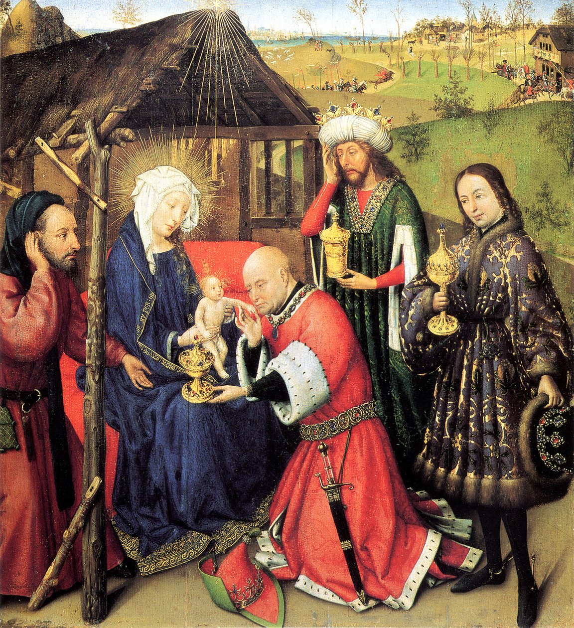 The Adoration of the Magi, n. 1440 tekijältä Jacques Daret
