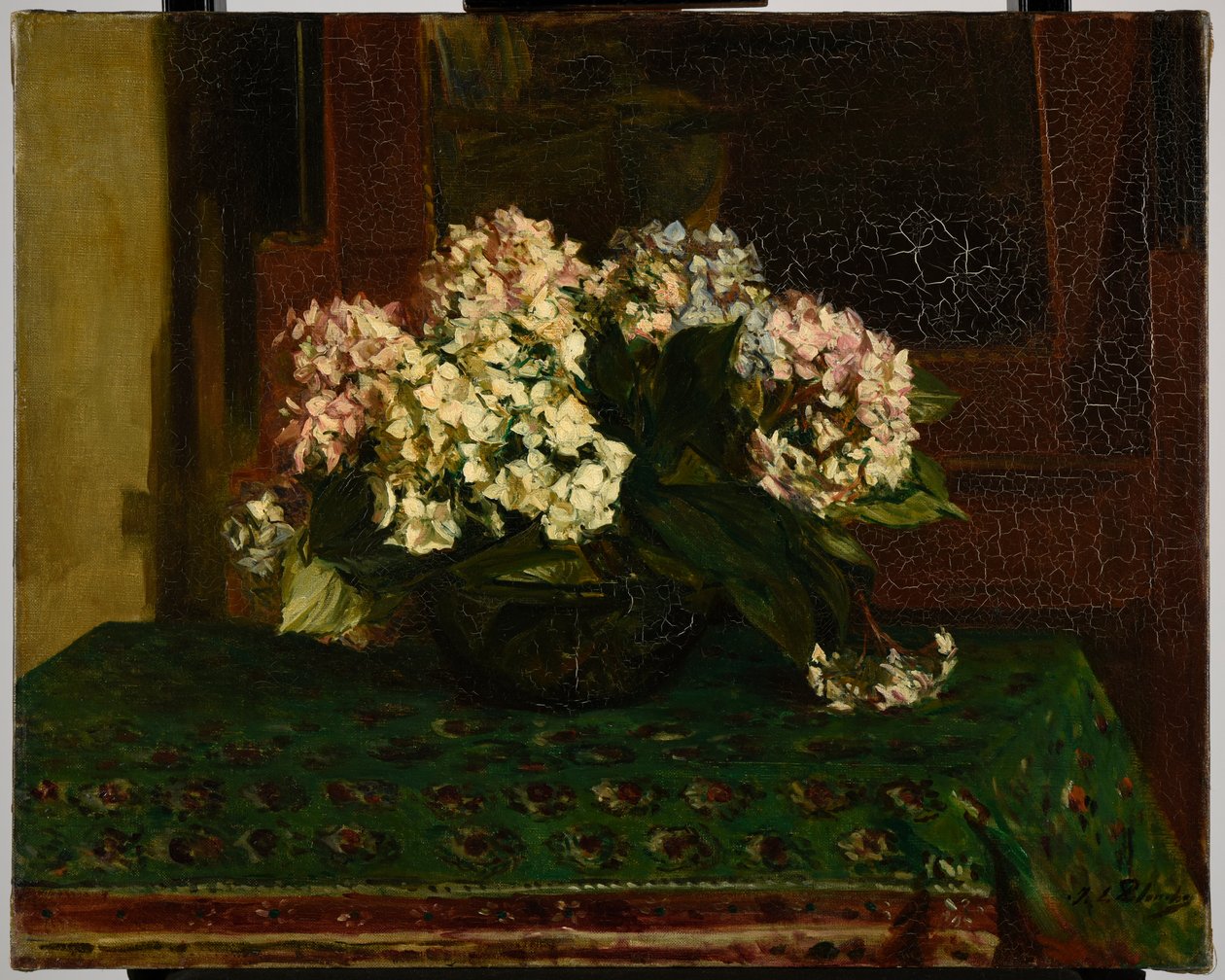 Hortensiat (kuuma sää) tekijältä Jacques Emile Blanche