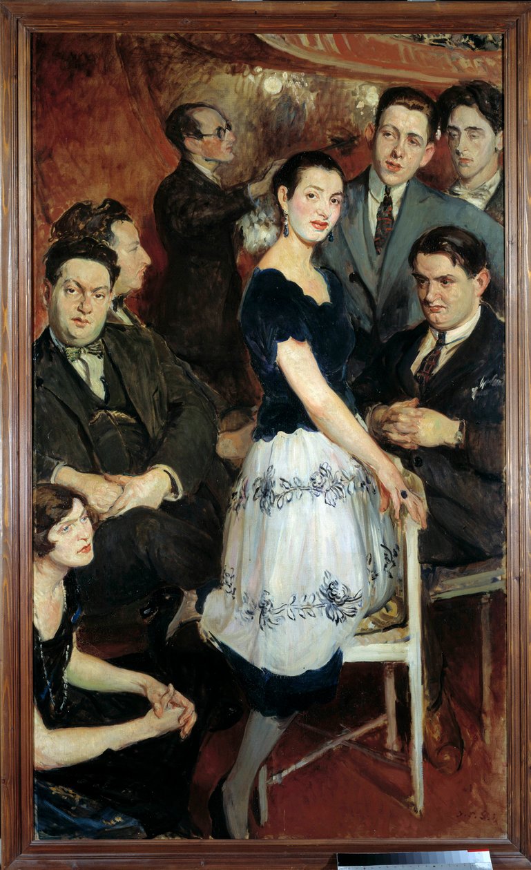 Kuuden hengen ryhmä tekijältä Jacques Emile Blanche