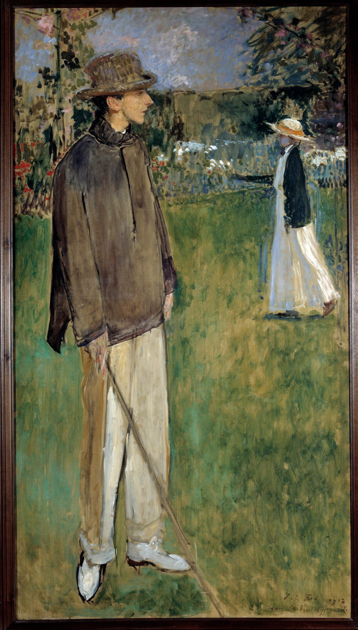 Jean Cocteaun muotokuva (ranskalainen runoilija ja kirjailija tekijältä Jacques Emile Blanche