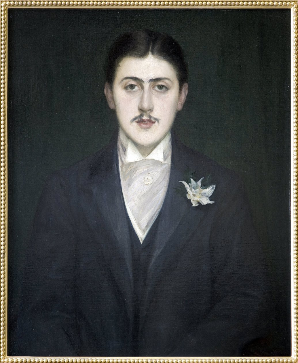 Marcel Proustin muotokuva (öljy kankaalle) tekijältä Jacques Emile Blanche