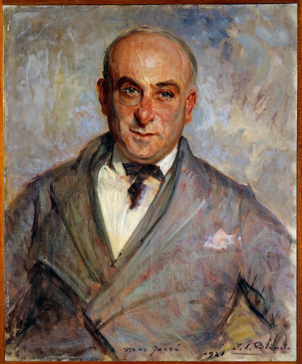 Max Jacobin (1876-1944) muotokuva ranskalainen runoilija Jacques Emilen (Jacques-Emile) Blanchen (1861-1942) maalaus tekijältä Jacques Emile Blanche