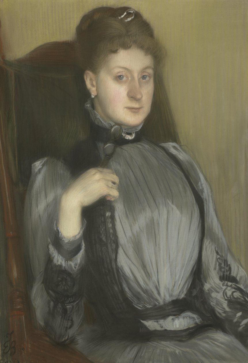 Naisen muotokuva, 1890 tekijältä Jacques Emile Blanche