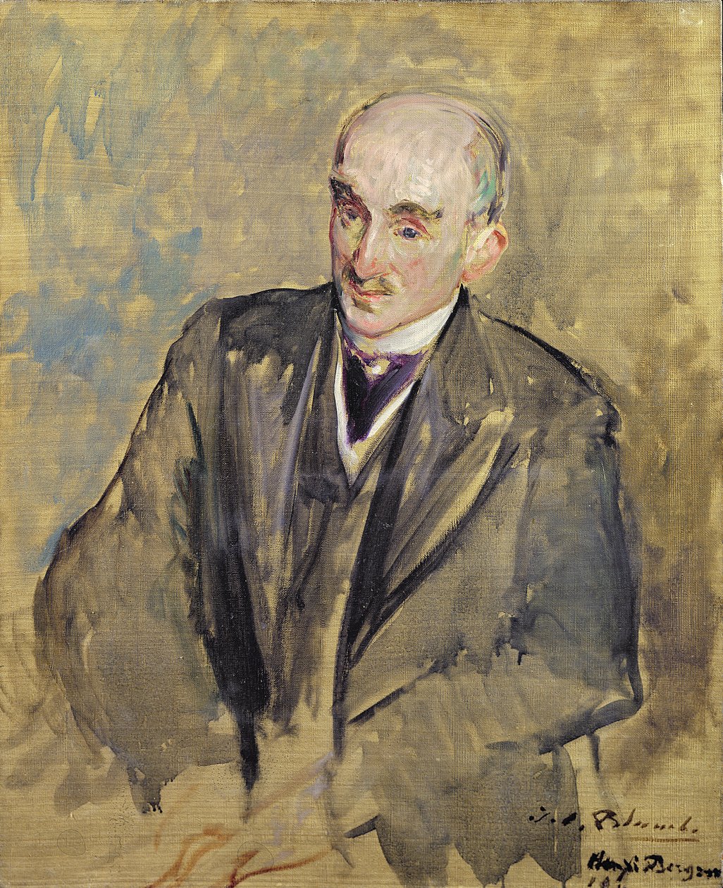 Tutkimus Henri Bergsonin (1859-1941) muotokuvaa varten 1911 tekijältä Jacques Emile Blanche