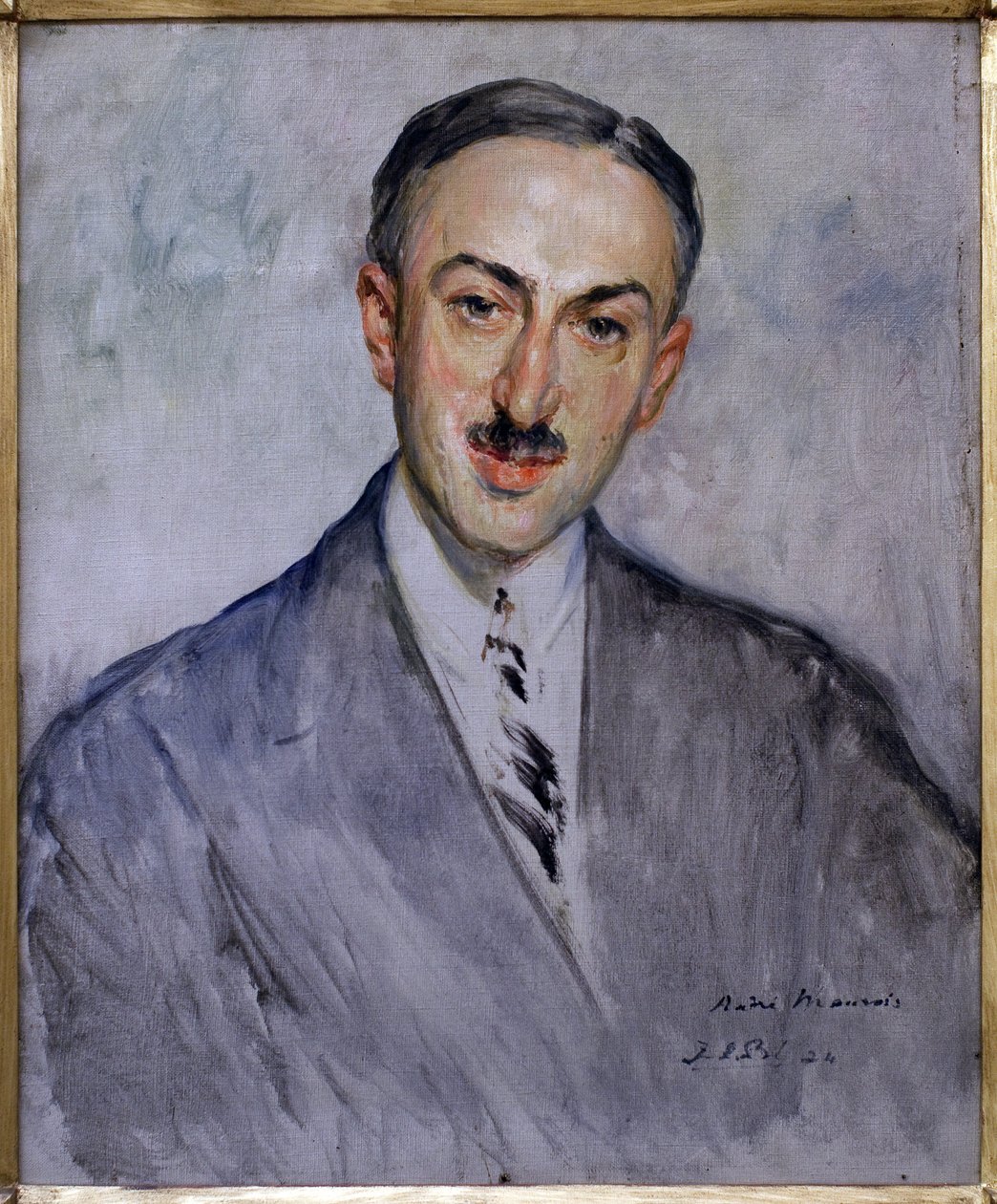 Tutkimus Andre Mauroisin muotokuvaa varten (Emile Salomon Wilhelm Herzog tekijältä Jacques Emile Blanche