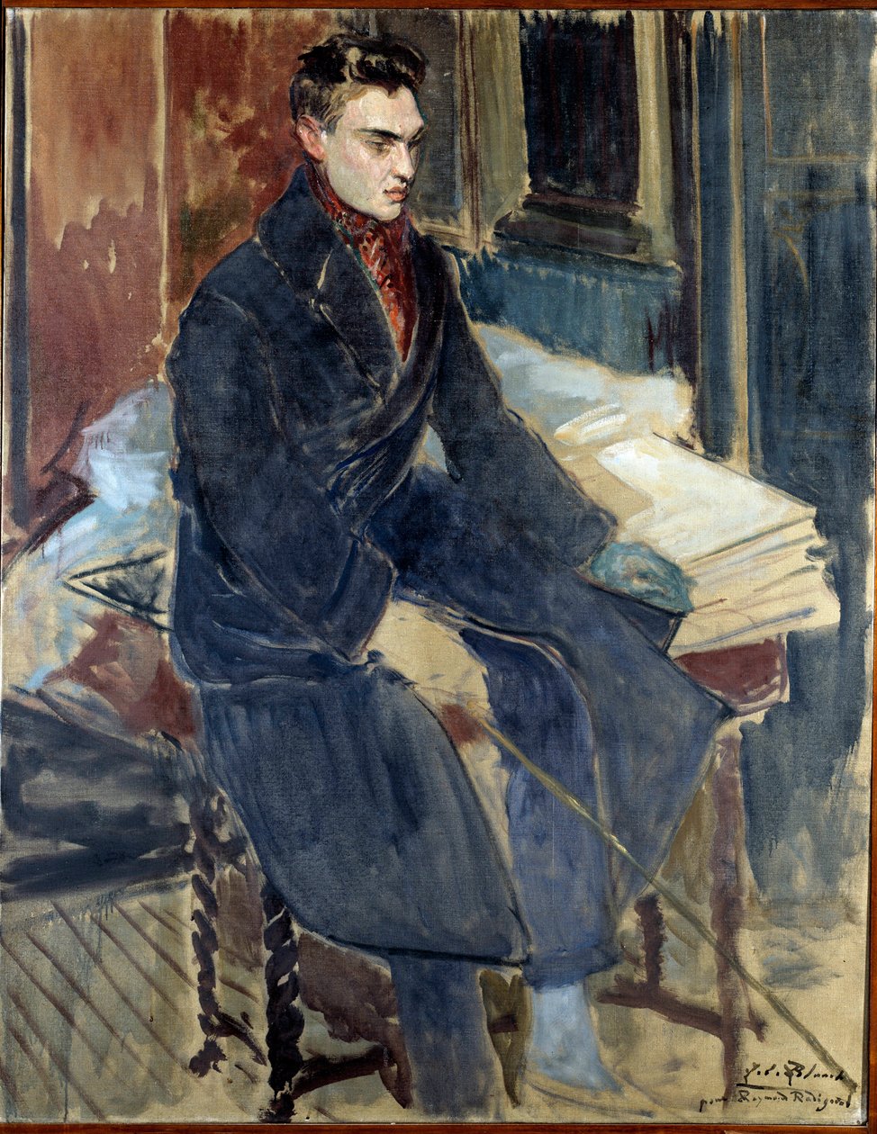 Tutkimus Raymond Radiguetin (ranskalainen kirjailija) muotokuvaa varten tekijältä Jacques Emile Blanche