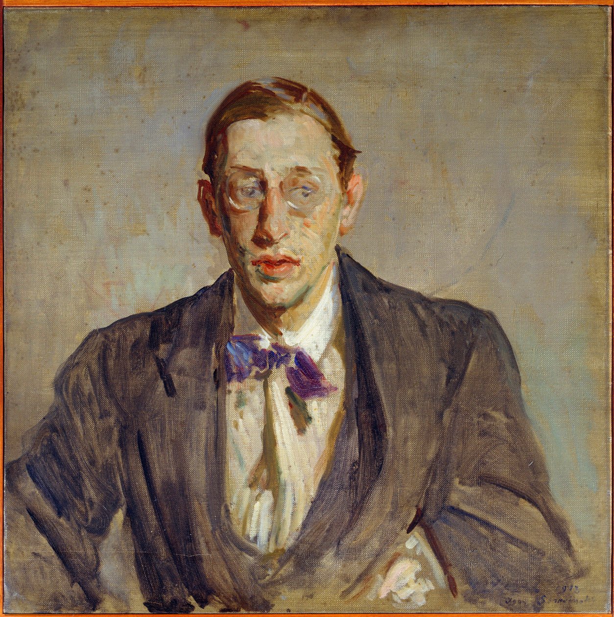 Tutkimus Igor Stravinskyn säveltäjän muotokuvaan tekijältä Jacques Emile Blanche