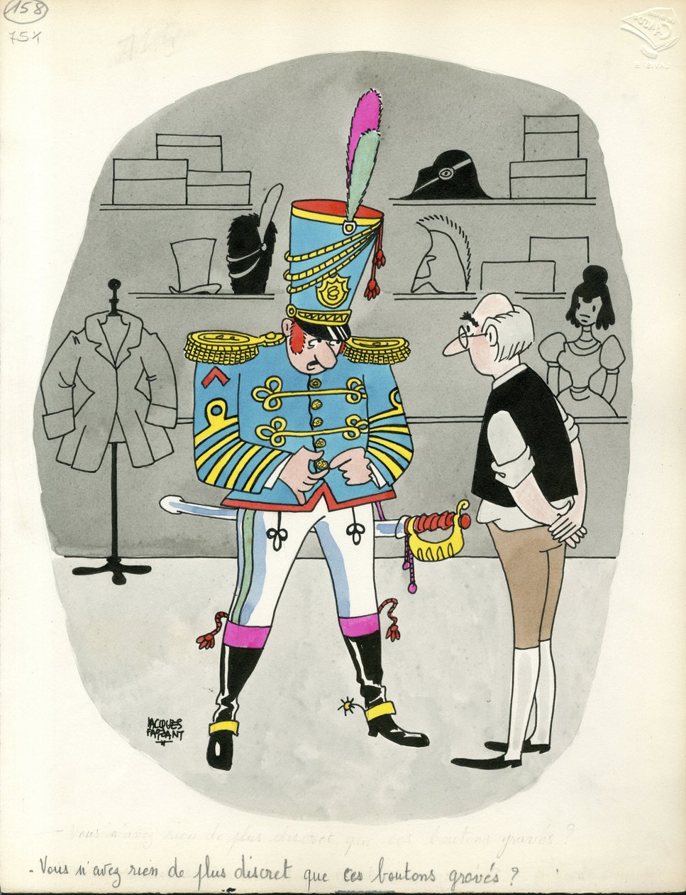 Ranskan päivät, Satirique en Colours (Satirique en Colours) tekijältä Jacques Faizant
