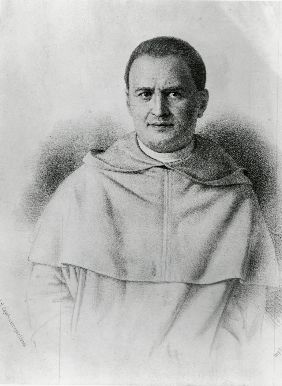 Henri-Dominique Lacordaire tekijältä Jacques Francois Gauderique Llanta