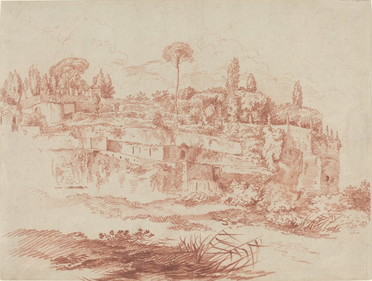 Villa Mattein puutarhat tekijältä Jacques François Amand