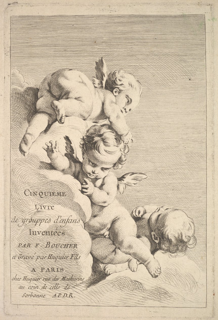 Etukappale, 1700-luvun puolivälistä loppu. tekijältä Jacques Gabriel Huquier
