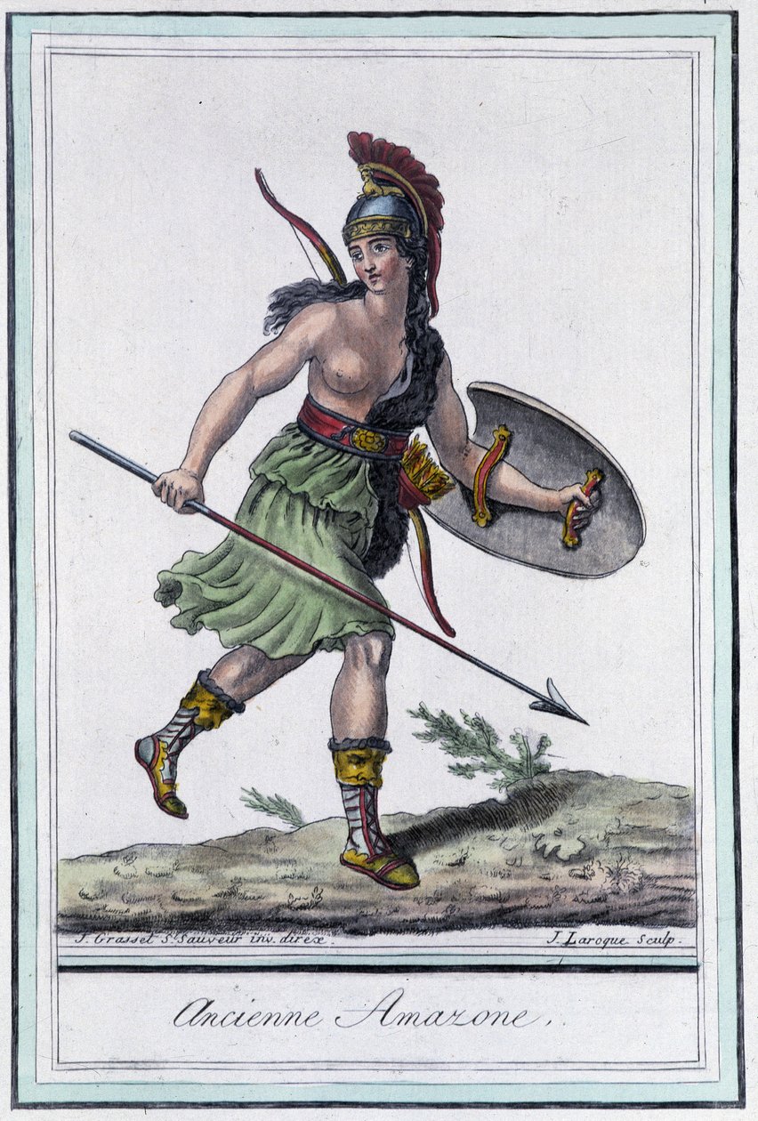 Old Amazon - Grasset St Sauveurin "" Encyclopedia of Travels" -julkaisussa, toim. 1796 tekijältä Jacques Grasset de Saint Sauveur