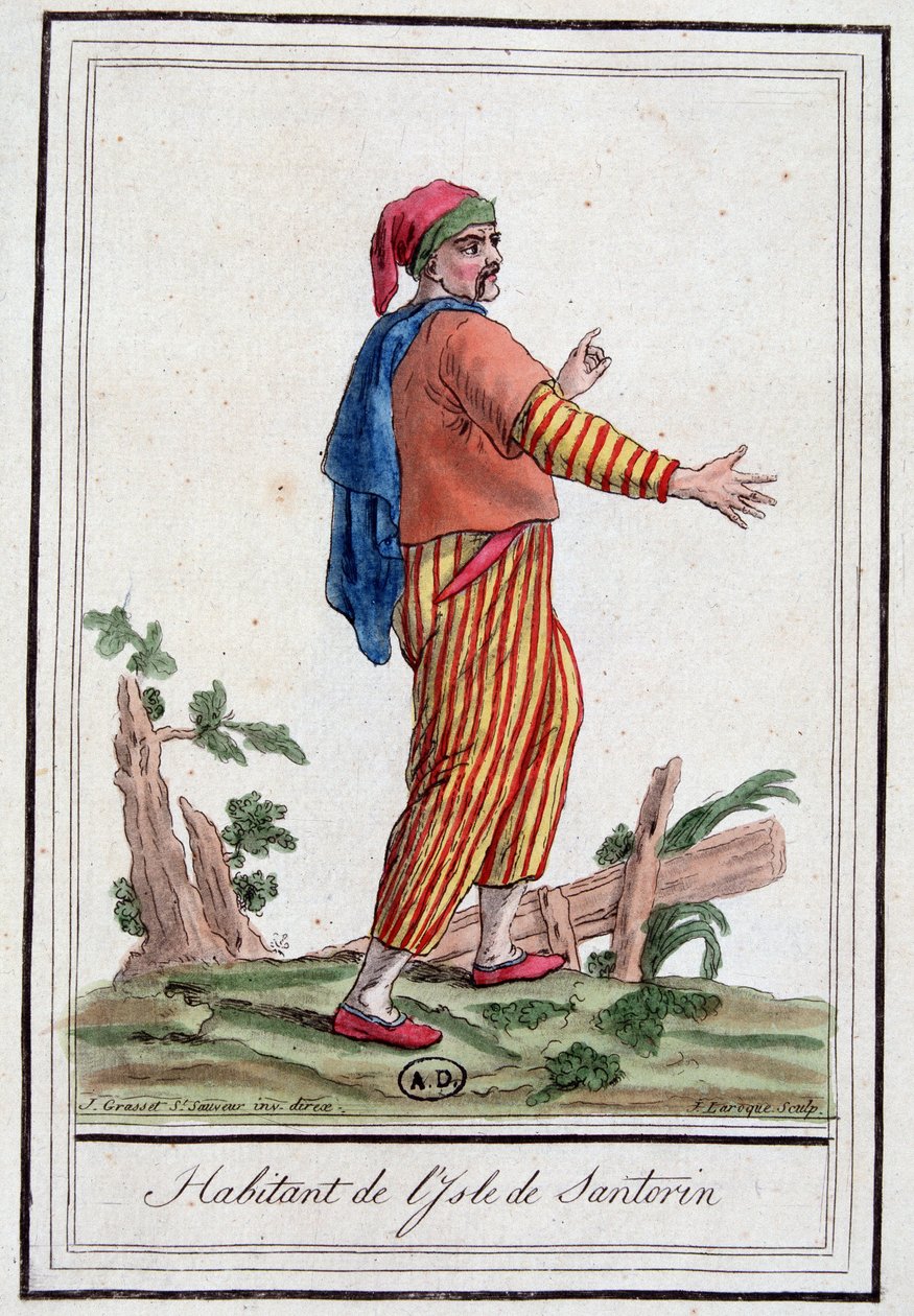 Santorinin saaren mies tekijältä Jacques Grasset de Saint Sauveur