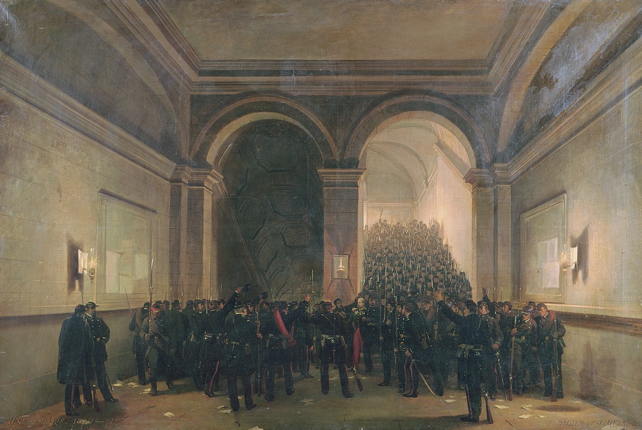 106. pataljoonan sisääntulo Pariisin kaupungintaloon, 31. lokakuuta 1870 tekijältä Jacques Guiaud