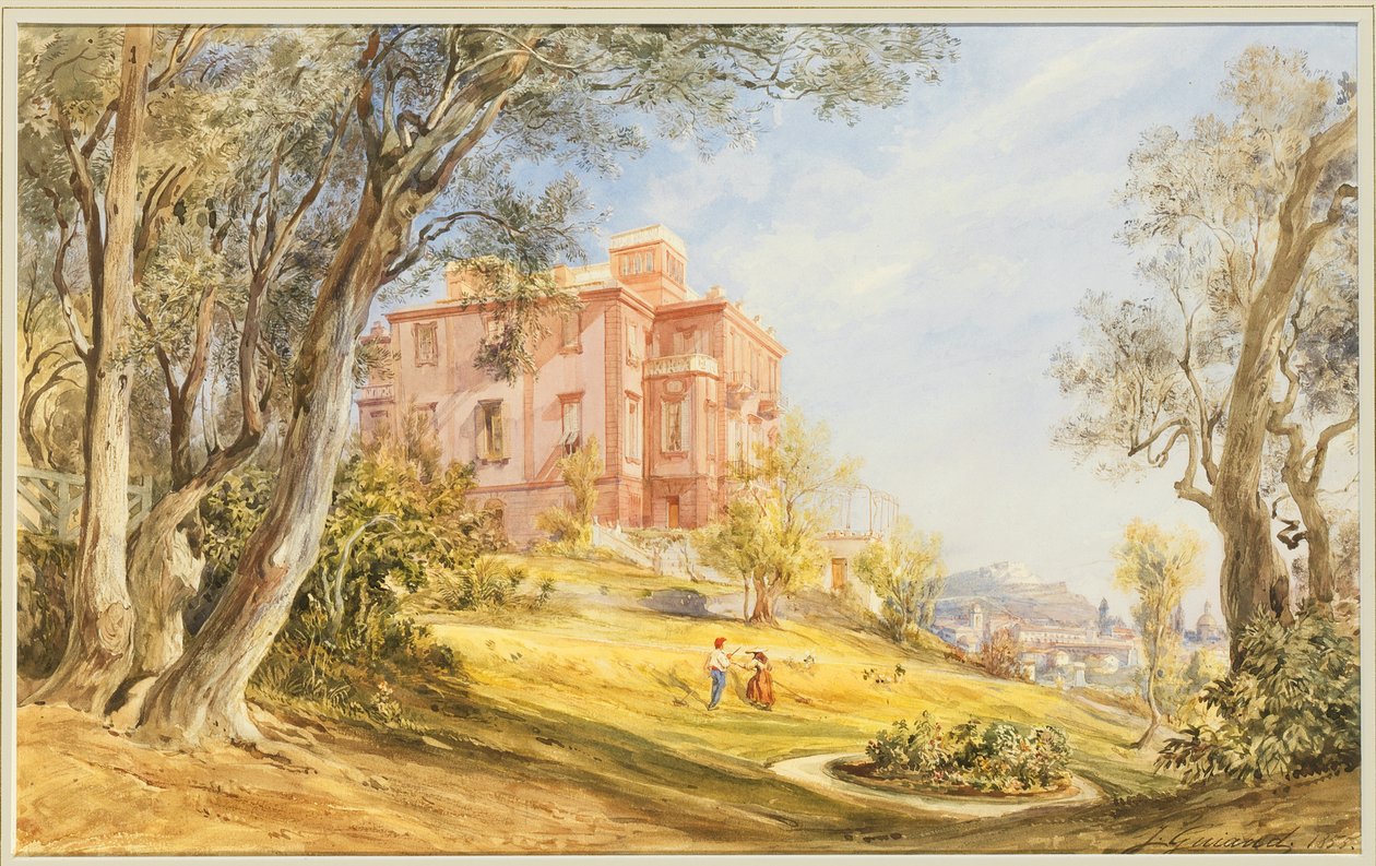 Villa Madama, Rooma, 1855 tekijältä Jacques Guiaud
