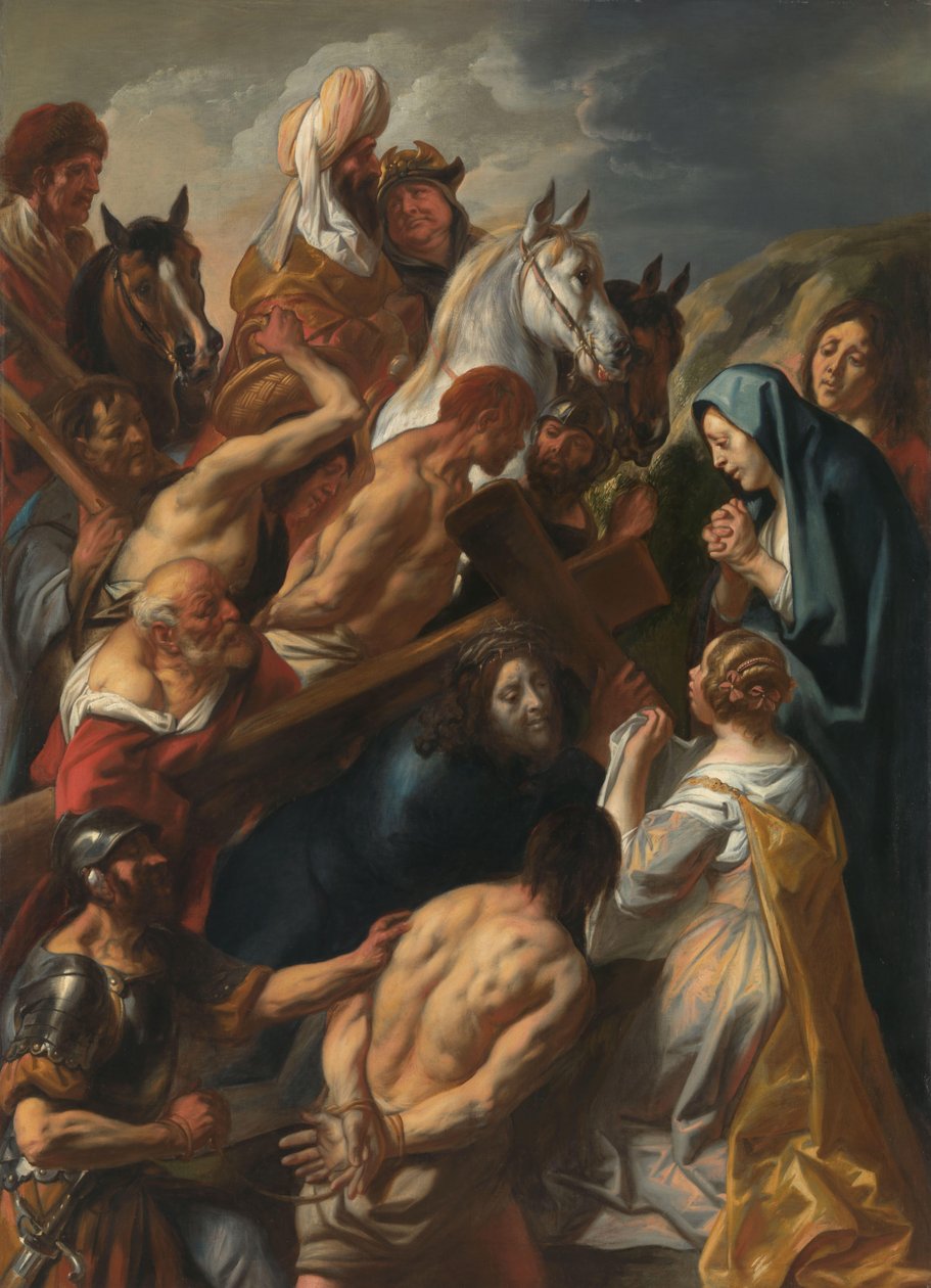 Kristus matkalla Golgatalle tekijältä Jacques Jordaens