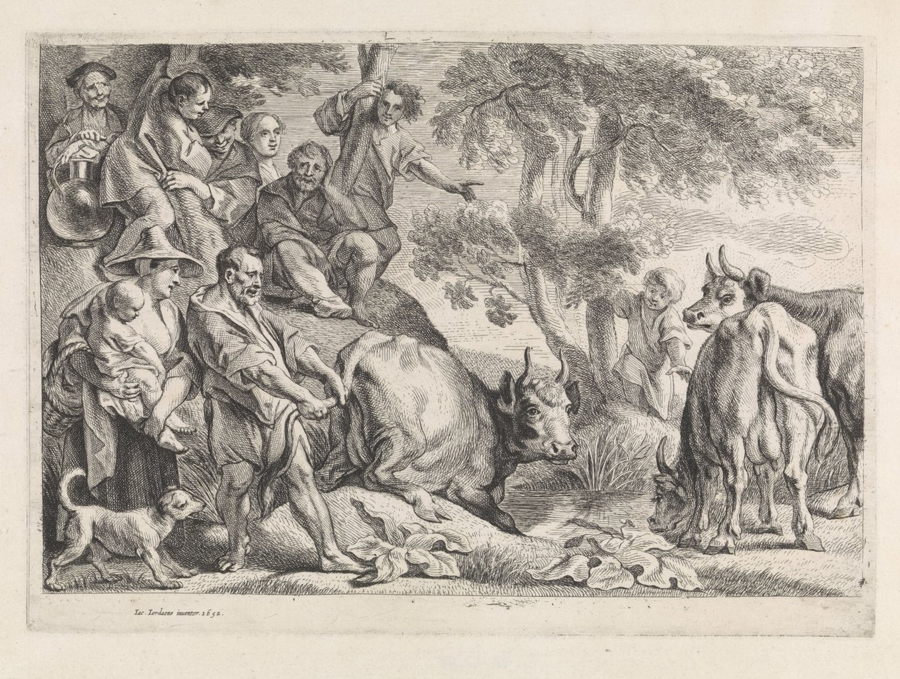 Hercules en Cacus tekijältä Jacques Jordaens