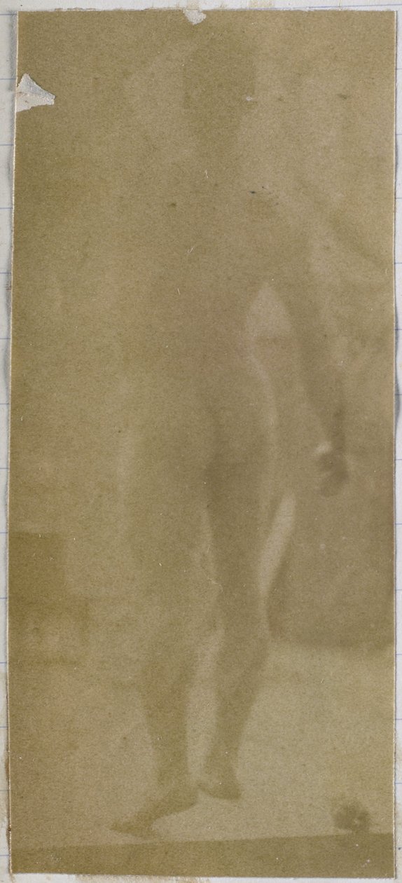 Tutkimus miesmallista, seisomassa ja takaa katsottuna, Jacques de Lalaingin studiossa tekijältä Jacques Lalaing (attributed to)