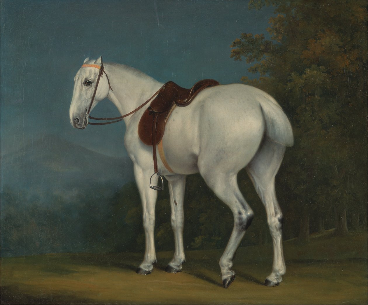 Naisen harmaa metsästäjä tekijältä Jacques Laurent Agasse